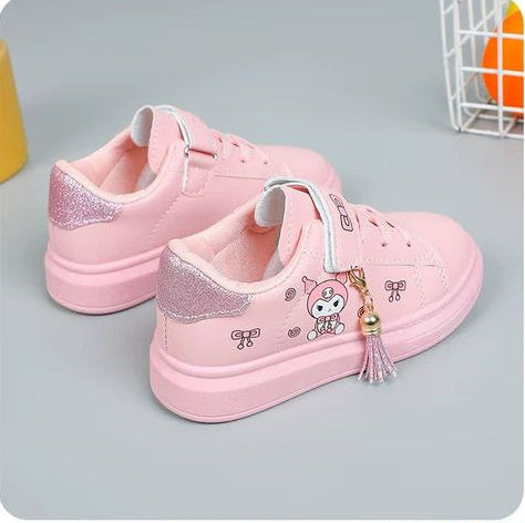 Zapato rosa encantador para niña con diseño de dibujos animados