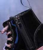 Bota de invierno brillante con estilo moderno para niños