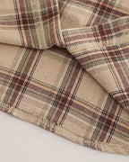 Conjunto bebé niño 3 piezas otoño invierno: camisa cuadros, cárdigan tejido y pantalón ,Ideal para clima otoñal en España