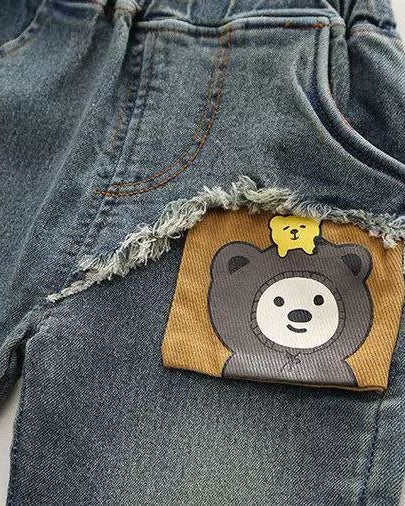 Conjunto bebé niño 3 piezas ropa infantil: camisa cuadros, chaleco lana y pantalón vaquero en España