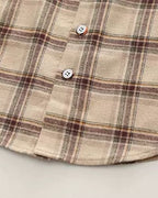 Conjunto bebé niño 3 piezas ropa infantil: camisa cuadros, chaleco lana y pantalón vaquero en España