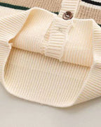Conjunto bebé niño 3 piezas ropa infantil: camisa cuadros, chaleco lana y pantalón vaquero en España