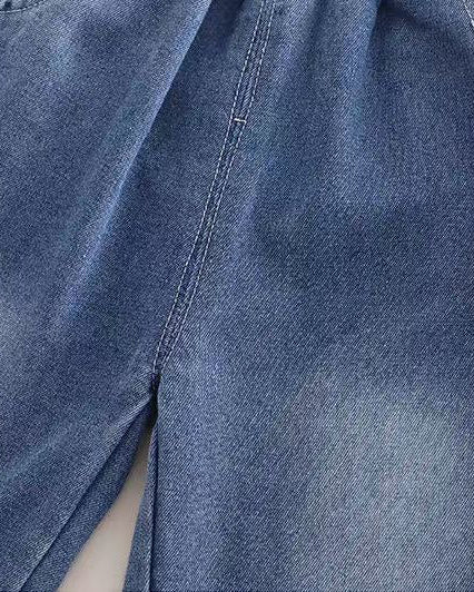 Conjunto niño 2 piezas sudadera con cuello vaquero y pantalón denim en España