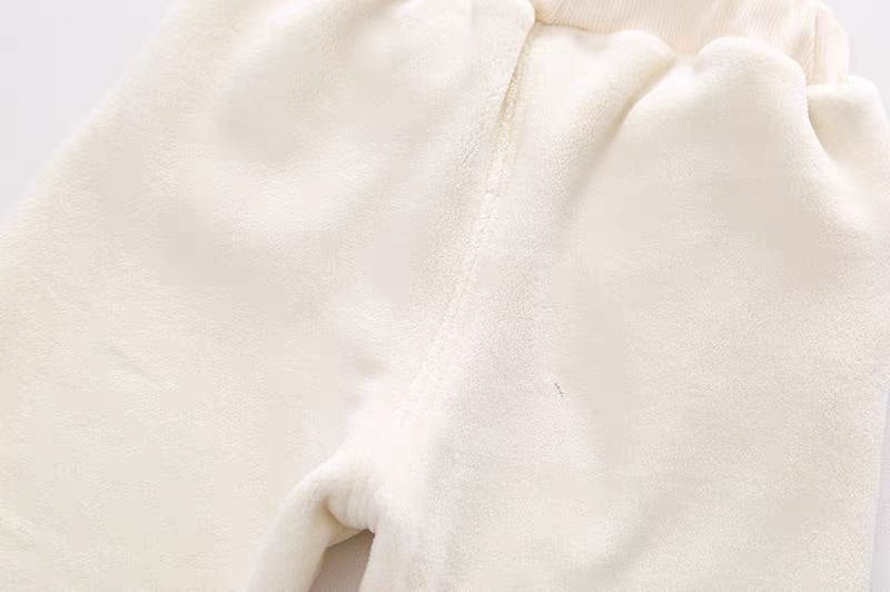Conjunto bebé invierno terciopelo 2 piezas (chaqueta y pantalón oso 3D) Ideal para primavera en España