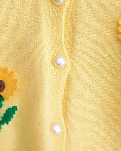 Conjunto niña 2 piezas: blusa tejida con cuello decorado y pantalón vaquero elegante en España