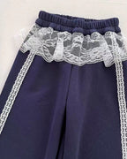 Conjunto niña invierno 2 piezas sudadera con lazo y falda pantalón elegante ropa niña,Ideal para primavera y para clima otoñal en España