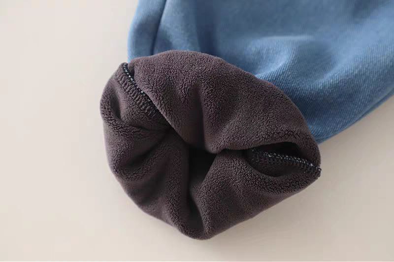 Conjunto bebé 3 piezas ropa bebé algodón con chaqueta de punto y pantalón vaquero con jirafa 3D en España