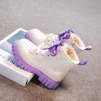 Bota de invierno para niña con diseño moderno y brillante