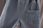 Conjunto bebé niño 3 piezas camisa de cuadros, camiseta interior y pantalón vaquero en España