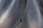 Conjunto bebé niño 3 piezas camisa de cuadros, camiseta interior y pantalón vaquero en España