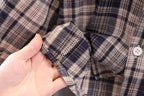 Conjunto bebé niño 3 piezas camisa de cuadros, camiseta interior y pantalón vaquero en España