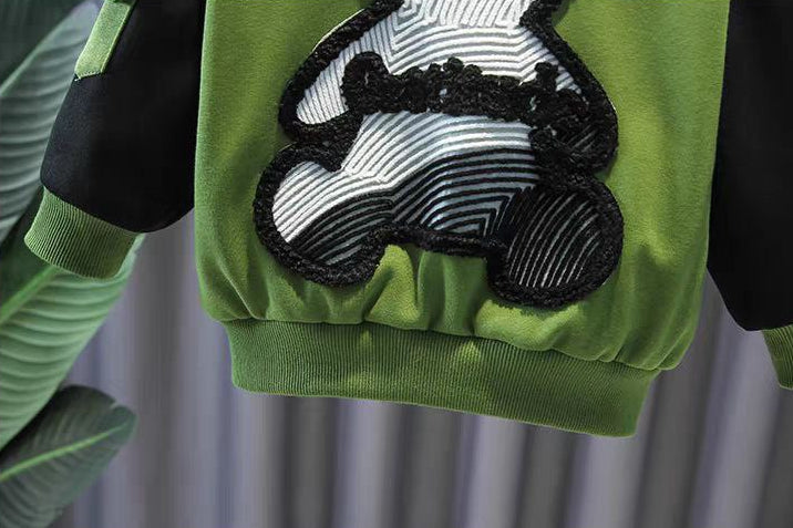 Conjunto deportivo niño 2 piezas chaqueta y pantalón,chándal infantil invierno ,Ideal para clima otoñal  en España