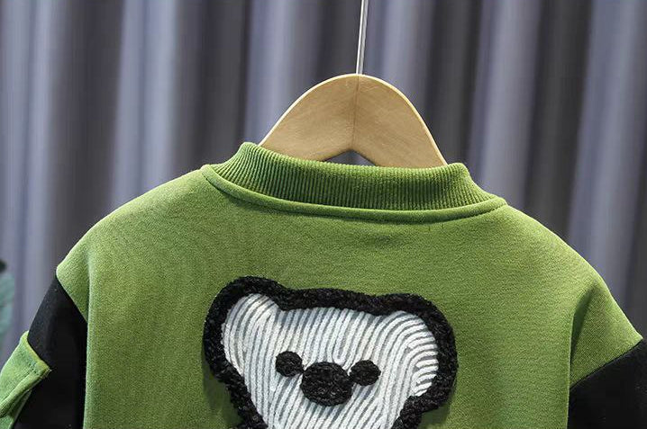 Conjunto deportivo niño 2 piezas chaqueta y pantalón,chándal infantil invierno ,Ideal para clima otoñal  en España