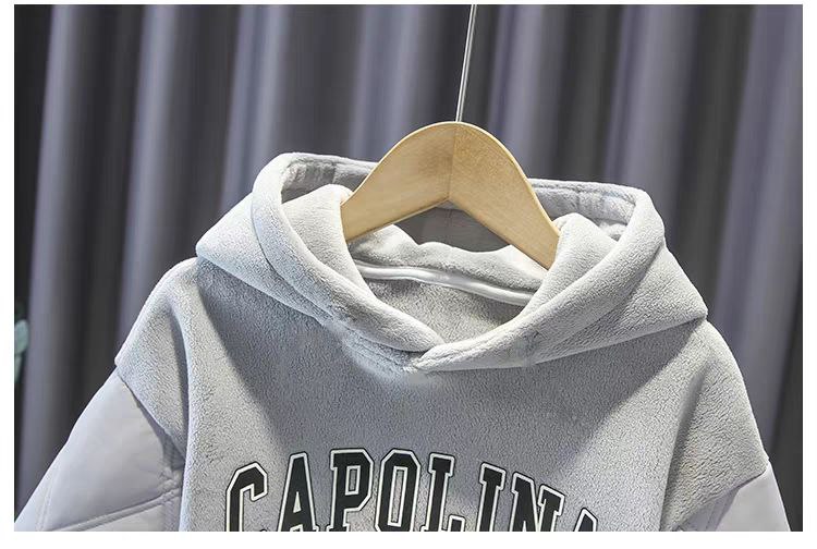 Conjunto de invierno para niño de 3 piezas: sudadera con capucha, chaleco acolchado y pantalón térmico,ropa niño invierno,Ideal para clima otoñal en España