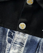 Conjunto niño 2 piezas denim casual: chaqueta y pantalón estilo deportivo en España