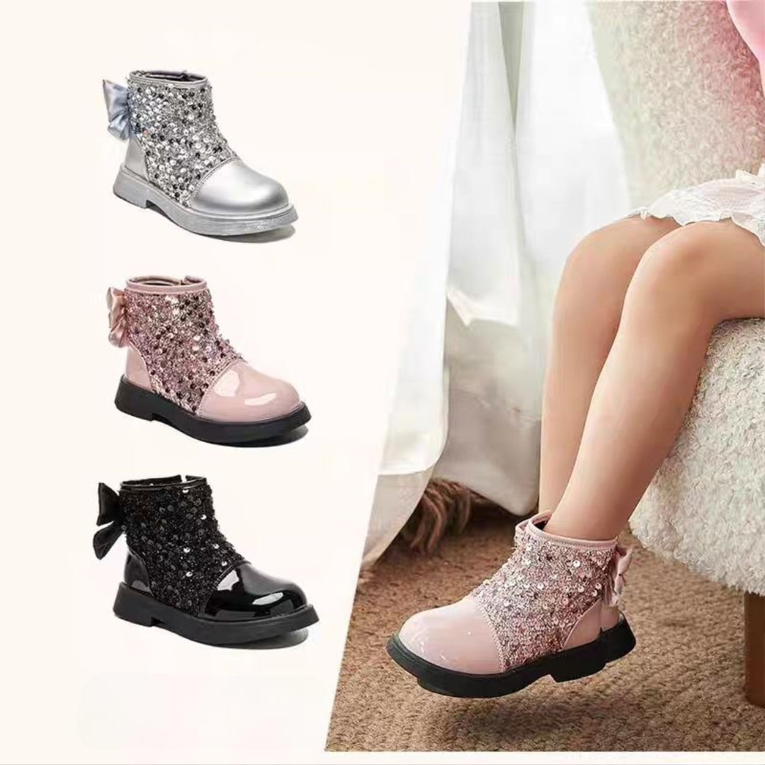 Zapato para niña con diseño brillante y atractivo