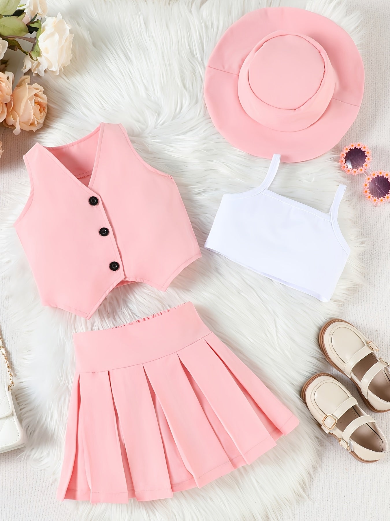 Conjunto Elegante de Verano para Niñas