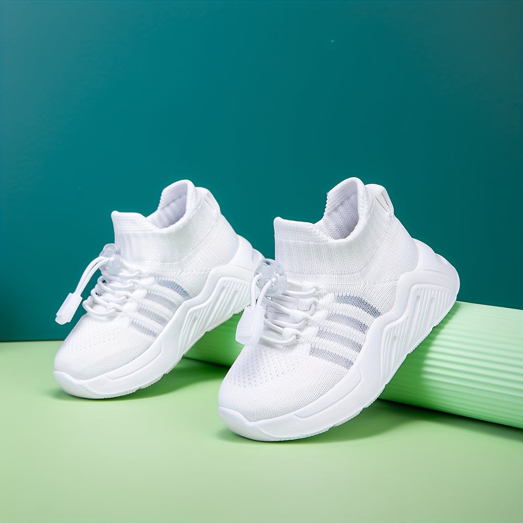 Zapatillas Blancas Flexibles para Niños