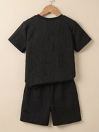 Conjunto Casual "Black Texture"