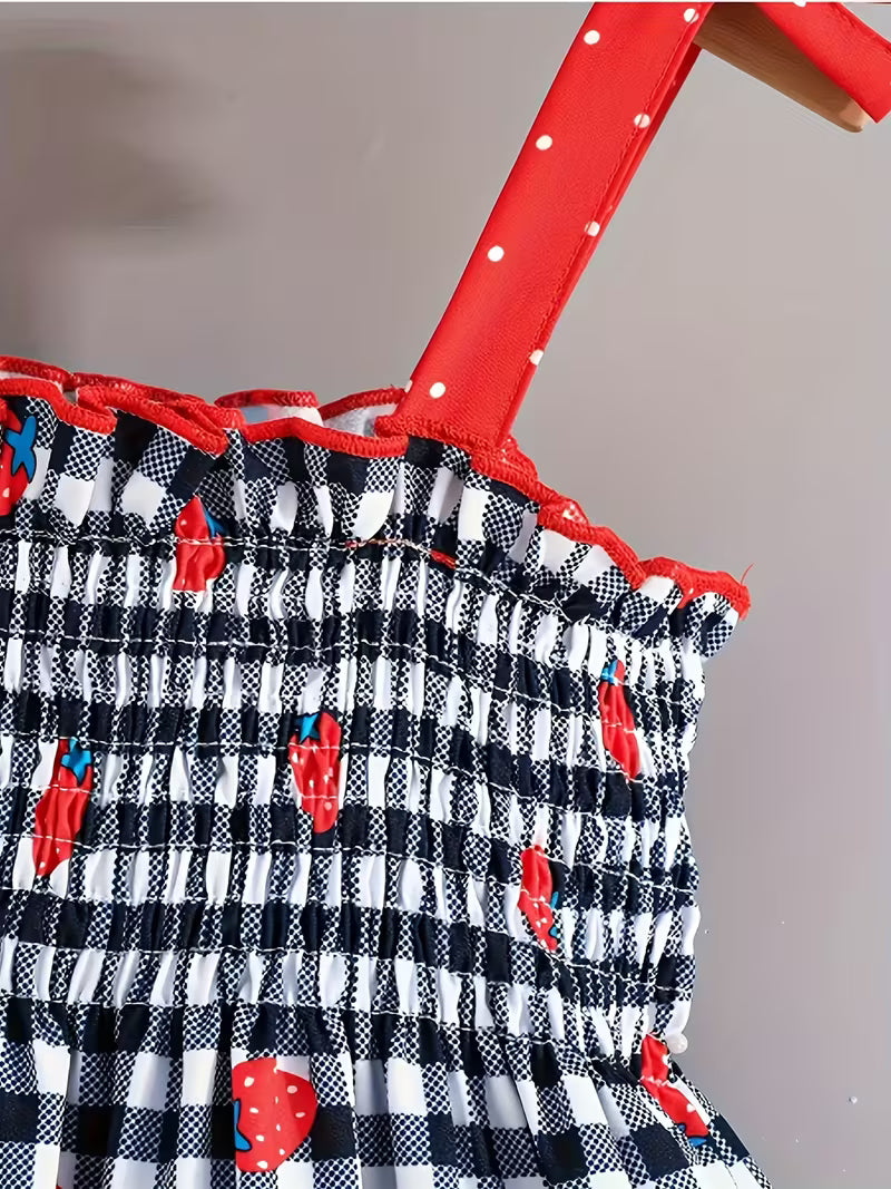 Estilo Gingham y fresas la combinación perfecta