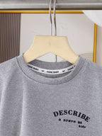 Conjunto de Verano para Niños: Camiseta y Pantalón Corto Gris