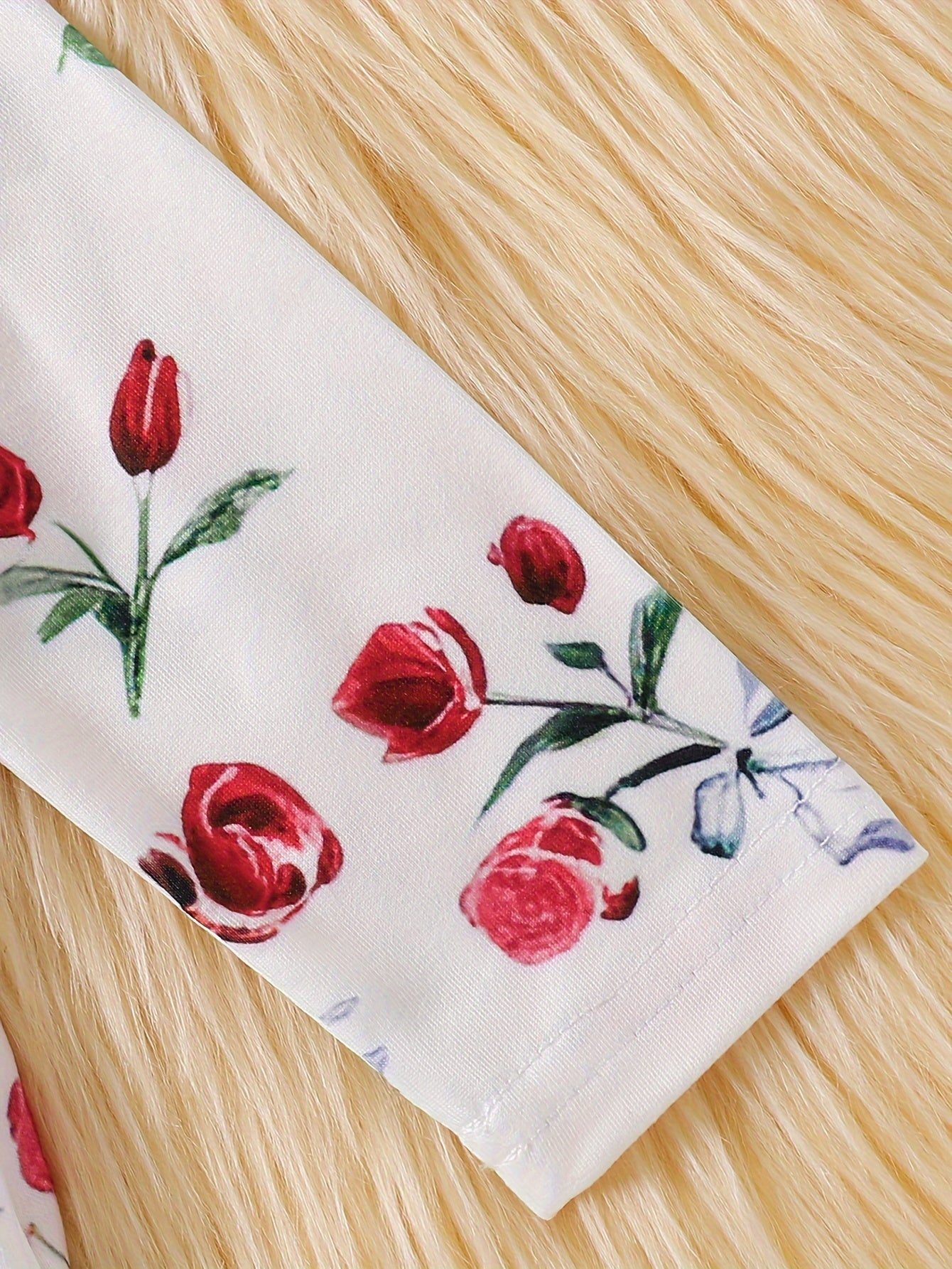 Conjunto de invierno para bebé de dos piezas: body de manga larga y peto vaquero