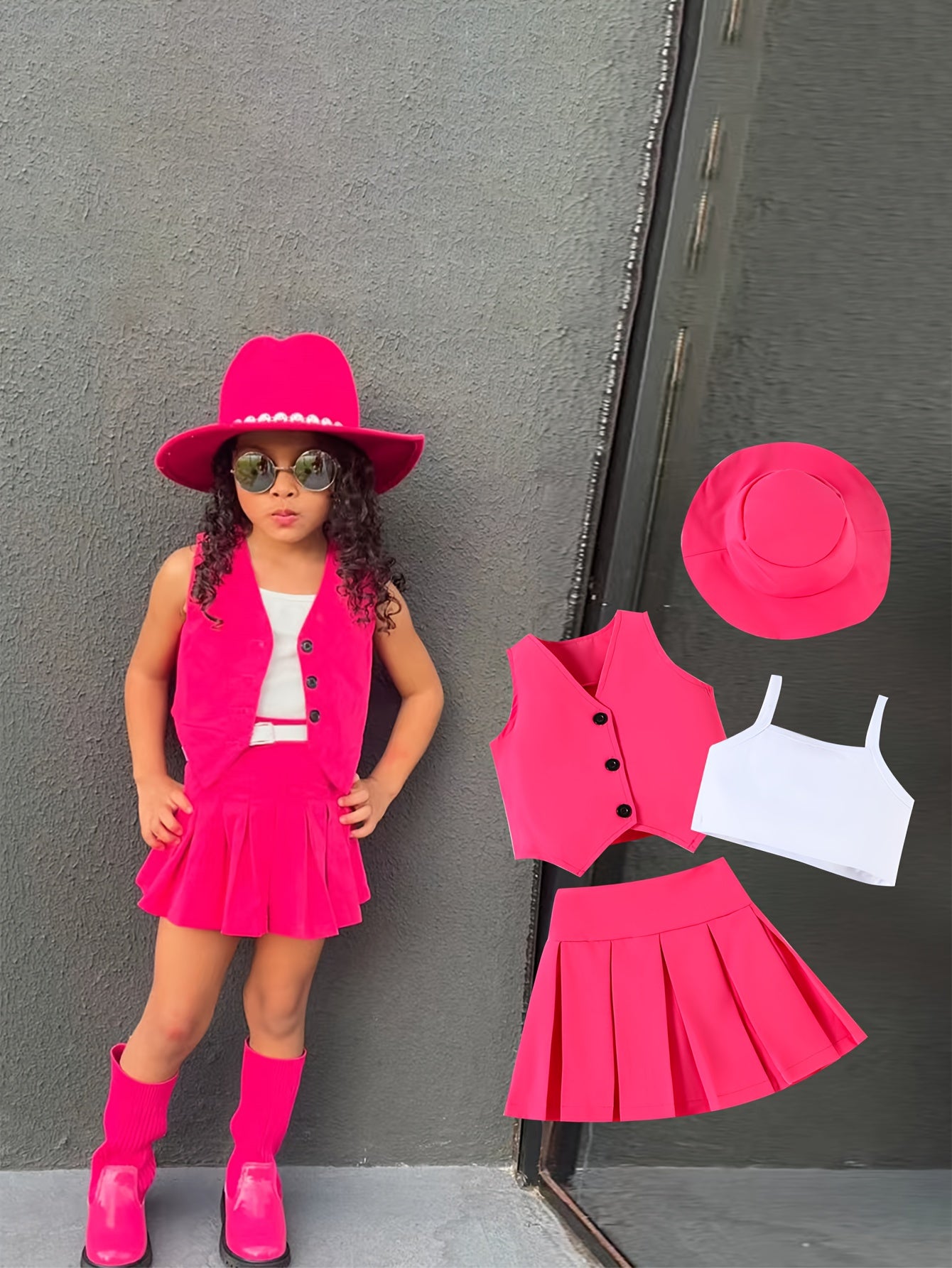 Conjunto Elegante de Verano para Niñas