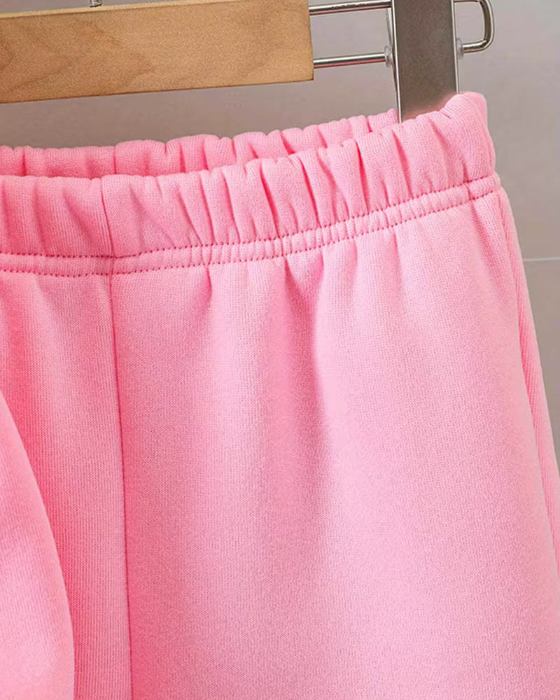 Conjunto niña 2 piezas sudadera con capucha y pantalón deportivo a juego para ropa niña en España