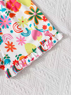 El conjunto de fresa y arcoíris para un verano inolvidable