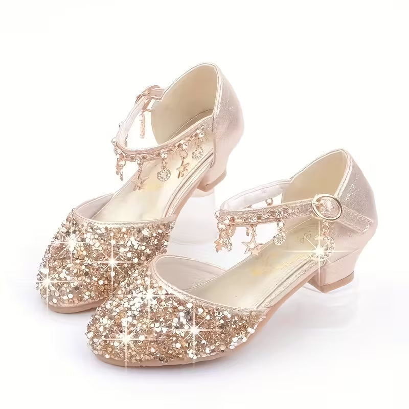 Pasos Mágicos! Zapatos de Gala con Estrellas y Brillo para Niñas