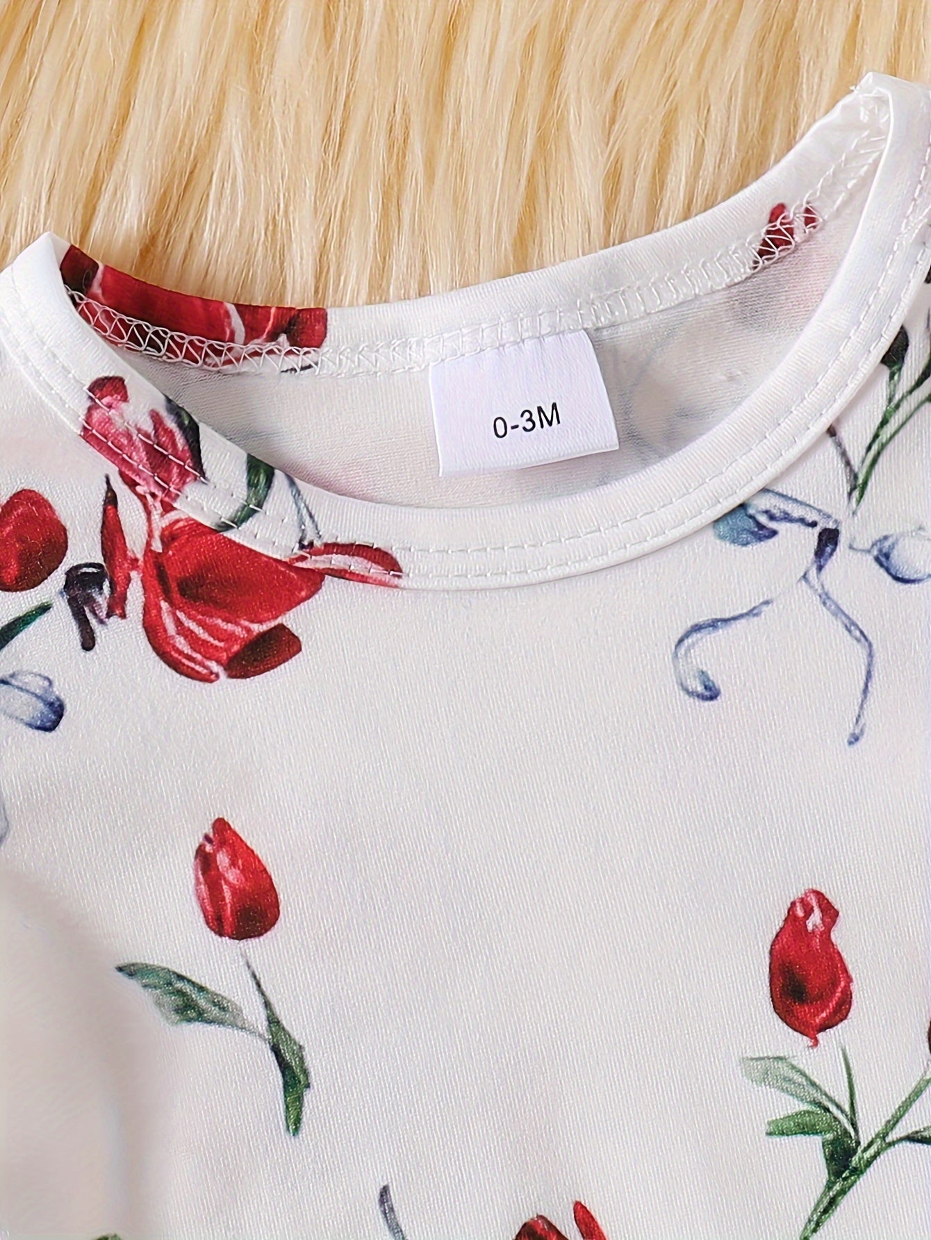 Conjunto de invierno para bebé de dos piezas: body de manga larga y peto vaquero