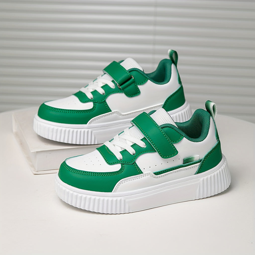 Zapatillas Deportivas Verde y Blanco