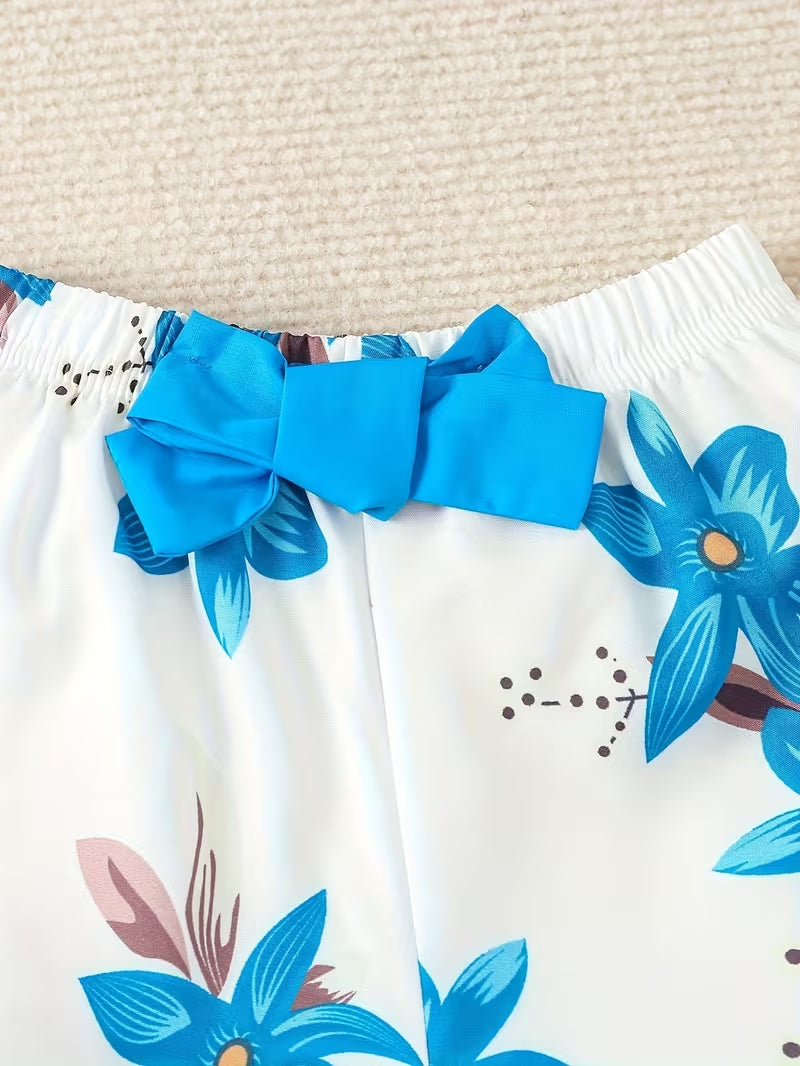 Estilo bajo el Sol! Set Floral de 2 Piezas