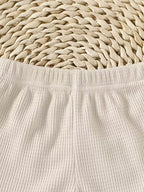 Conjunto cómodo para bebé niño: camiseta de manga corta y shorts 🌞👶