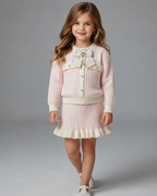Conjunto Niña Elegante 2 Piezas Falda y Chaqueta