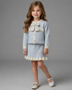 Conjunto Niña Elegante 2 Piezas Falda y Chaqueta