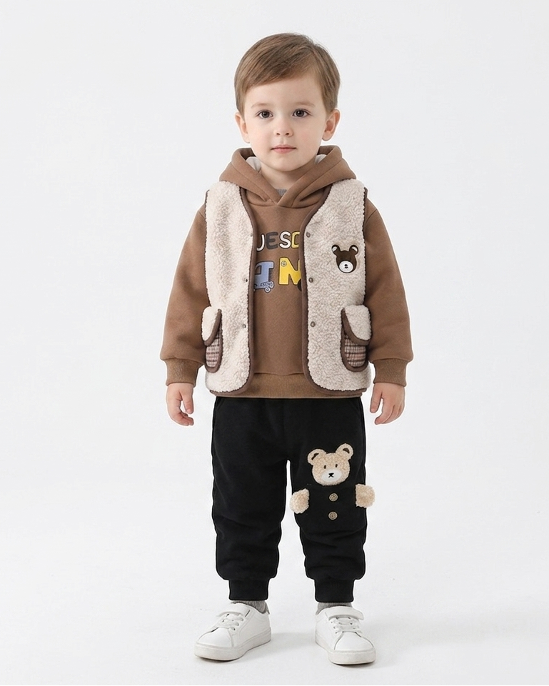 Conjunto invierno infantil invierno algodón suave elegante España