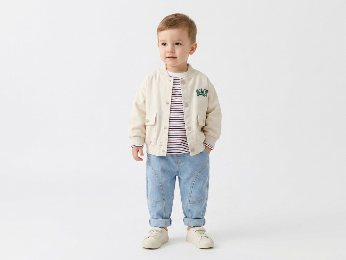 Conjunto invierno niño invierno cálido elegante España