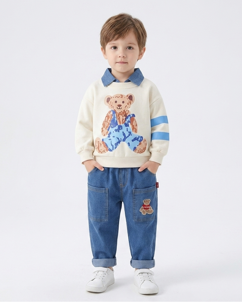 Conjunto invierno niños invierno cómodo elegante España