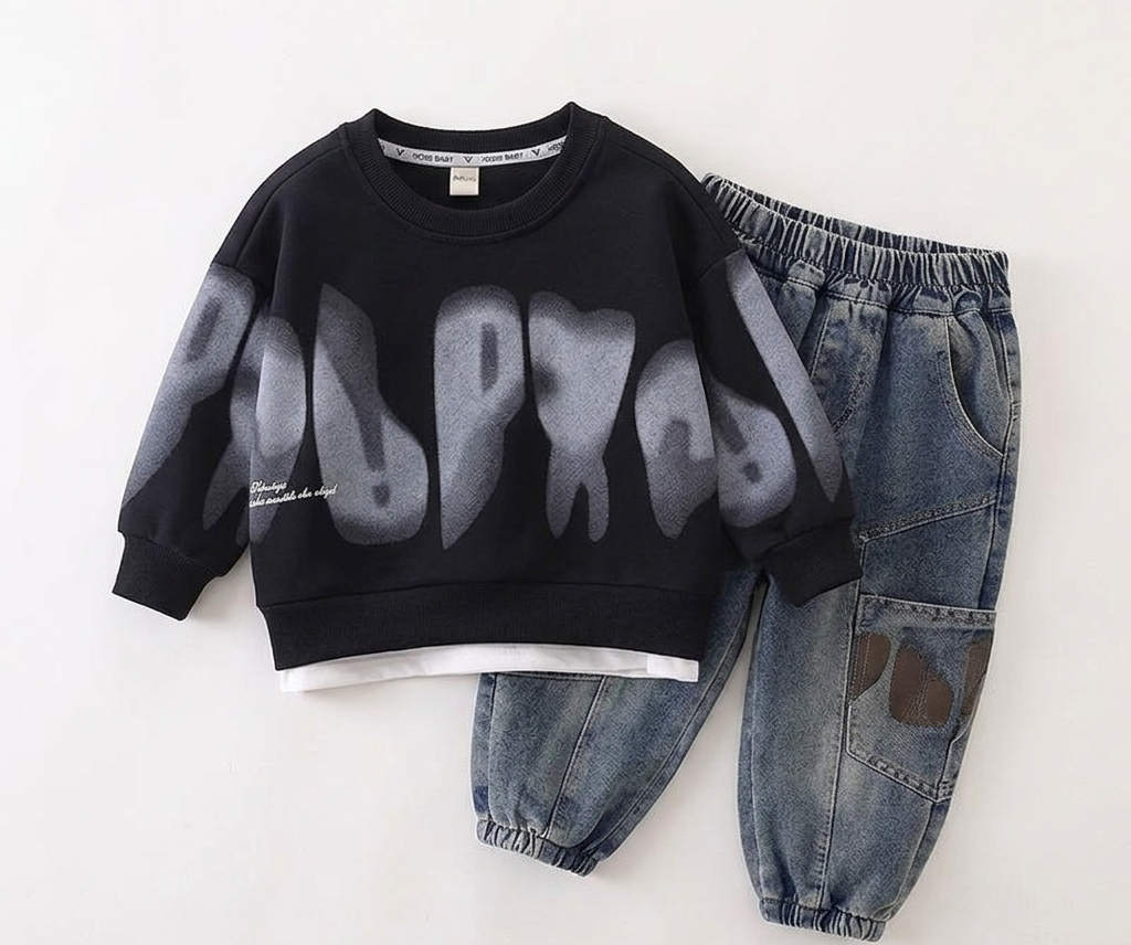 Conjunto nino 2 piezas para otoño 1 a 5 años, España