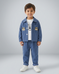 Conjunto  invierno terciopelo 2 piezas niño con chaqueta y pantalón en España