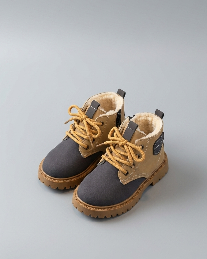 Zapato de invierno con forro suave y cálido, de diseño moderno en España