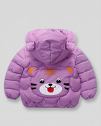 Chaqueta niño invierno acolchado con capucha y cremallera – ropa niño invierno,Ideal para clima otoñal en España