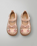 Zapato clásico de verano para niñas con bordado de flores en España