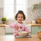 Mochila infantil "Kitty" con diseño floral encantador