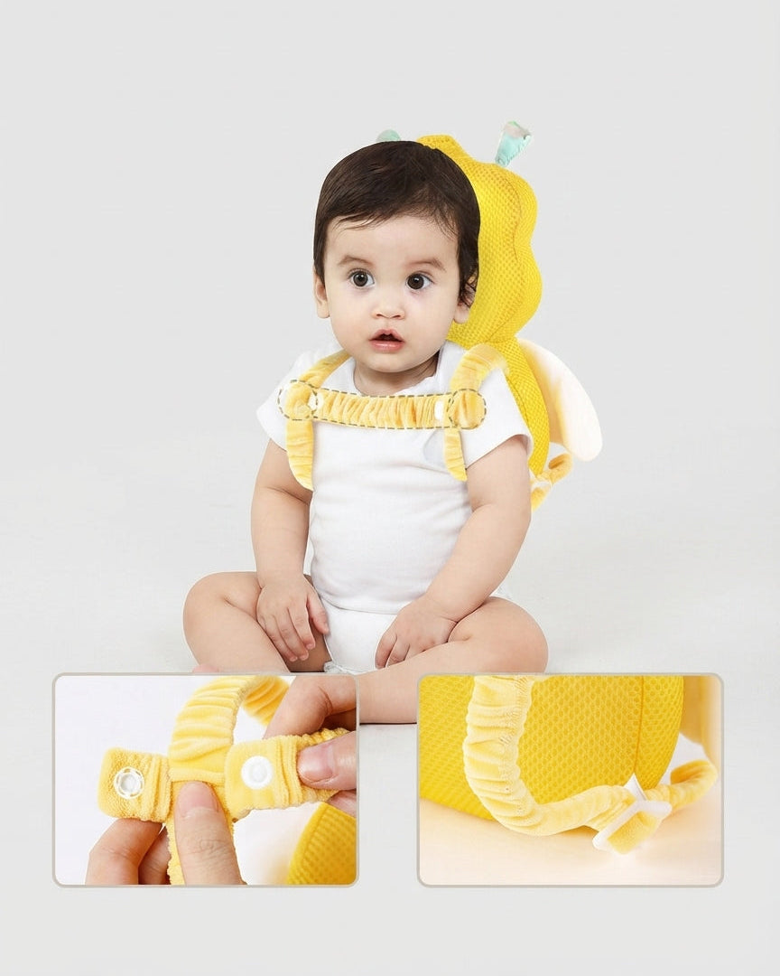 Almohada 3D para proteger la cabeza de tu bebé al gatear y caminar