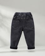 Pantalón Vaquero Infantil Afelpado Calidez y Estilo para el Invierno
