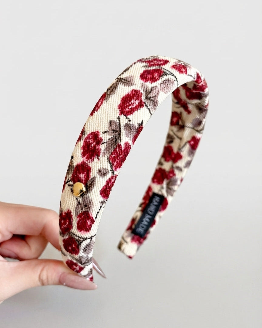 Diademas para niñas con estampados florales elegantes