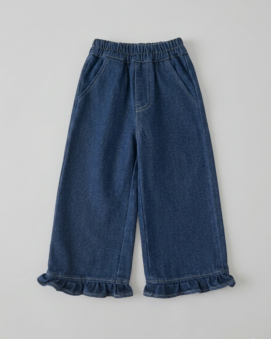 Conjunto niña 3 piezas ropa niña: blusa, chaleco vaquero de mezclilla y pantalón cómodo,Ideal para clima otoñal  en España