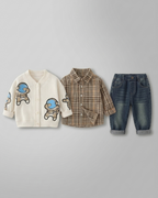 Conjunto Niño 3 Piezas Astronauta Chaqueta y Vaquero